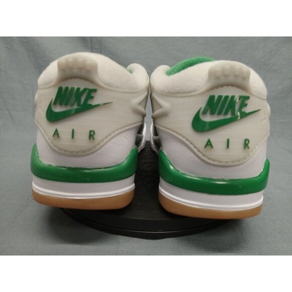 Nike Boys Air Jordan 4 RM (GS) Sneakers Mesh White Green Size 5 NEW NO BOX! - Picture 7 of 11